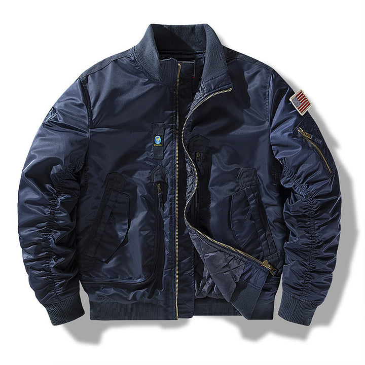 Men's bomber jacket with technical details and practical pockets Lune London