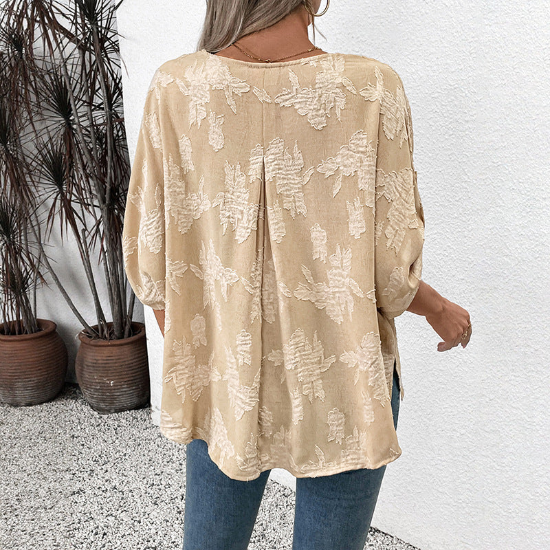 Casual textured blouse for women Lune London
