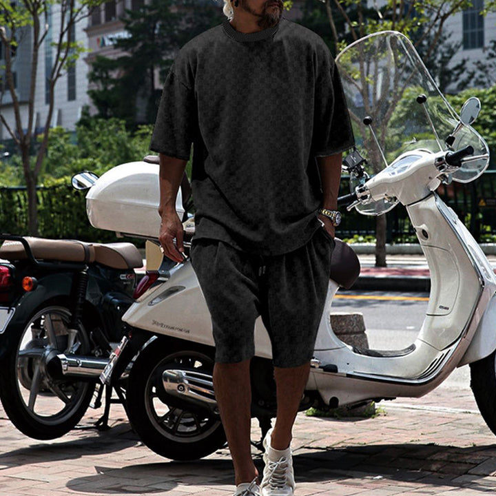 Short-sleeve set for men in breathable material with a comfortable fit Lune London