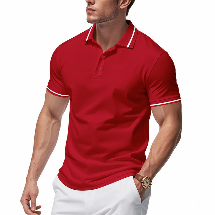 Sporty cotton polo for women with a modern cut and contrasting details Lune London