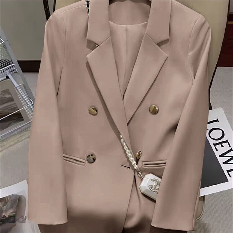 Blazer pour femmes à double plis avec détails élégants Chic & Stil