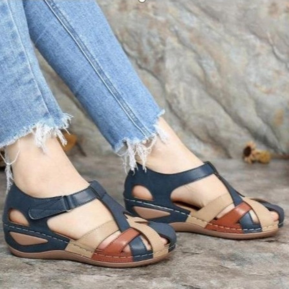 Strappy sandals for women with comfort sole technology Lune London