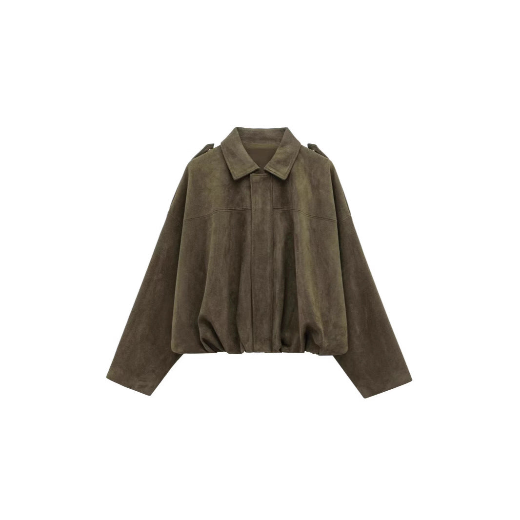 Trendy and casual faux leather jacket for women with a modern fit Lune London