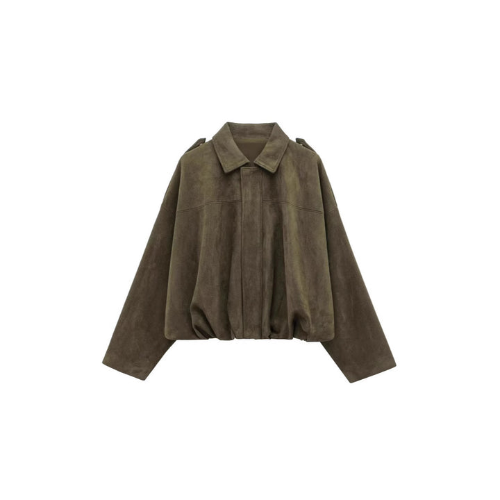 Trendy and casual faux leather jacket for women with a modern fit Lune London