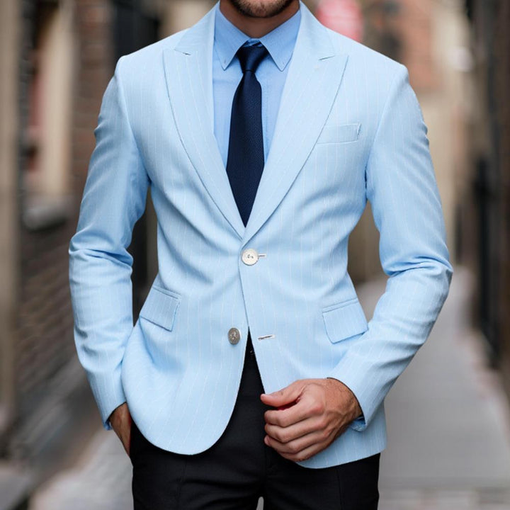 Elegant blazer for men, checkered, with a slim fit and premium quality finish Lune London