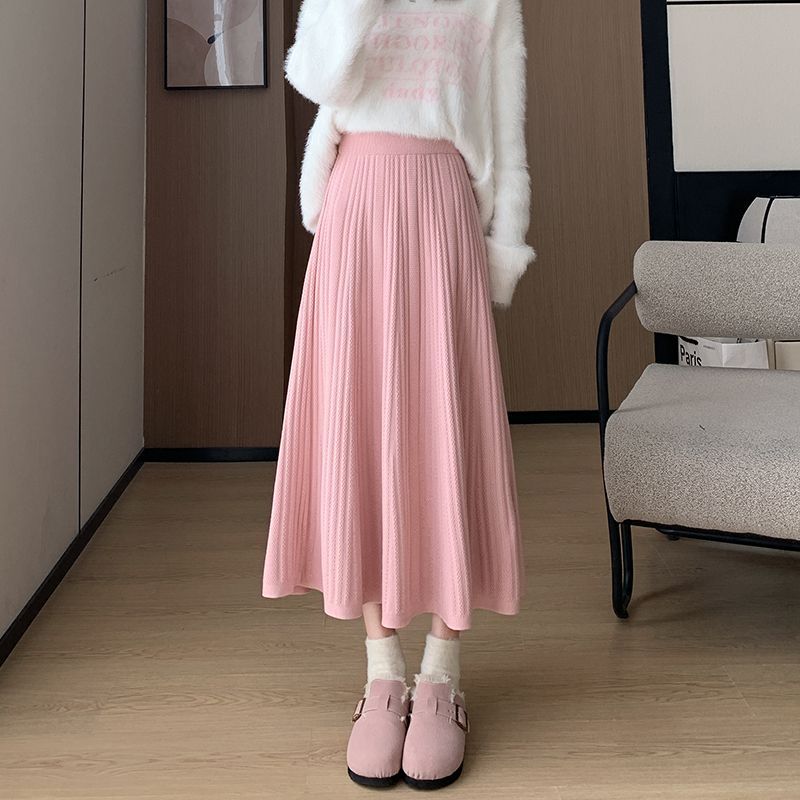 Jupe maxi plissée pour femmes Chic & Stil