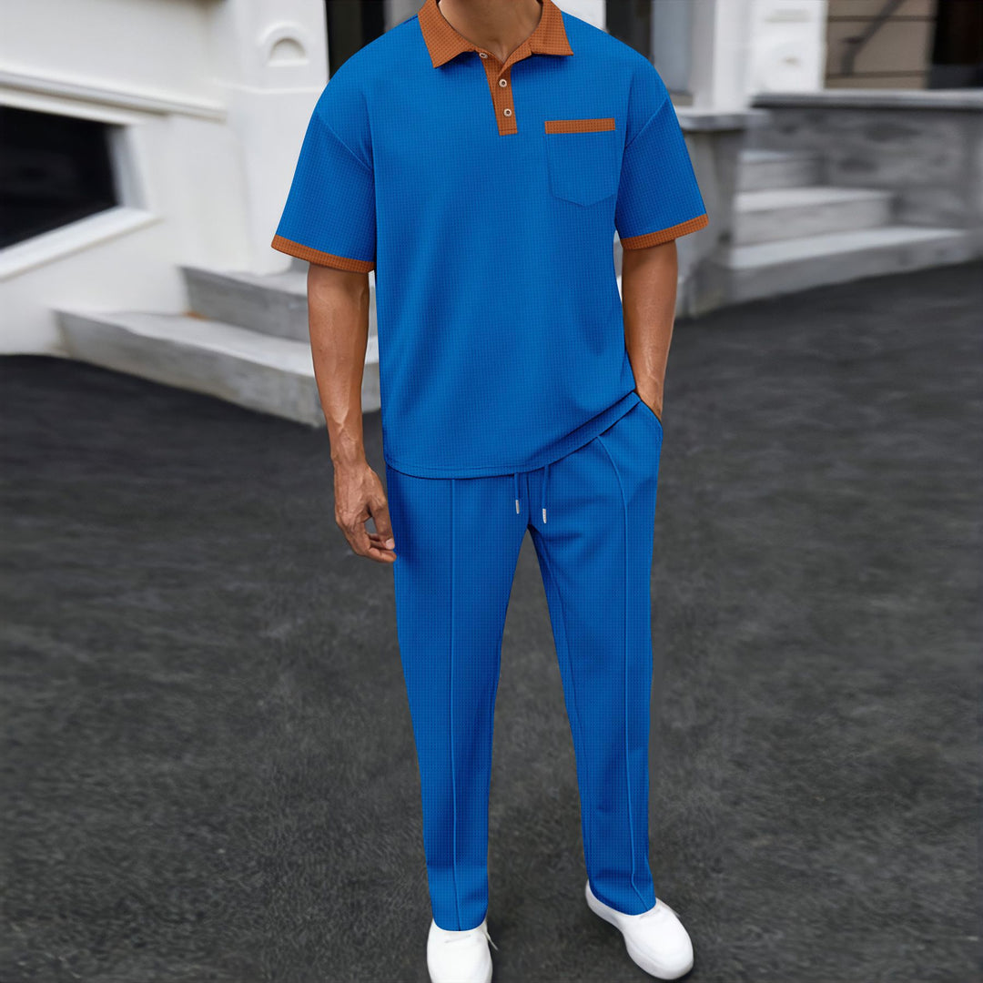 Lune London men's short sleeve polo and sporty jogging set
