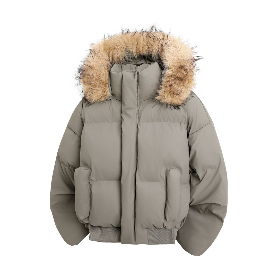 Veste matelassée tendance pour dames avec garniture en fausse fourrure douillette et poches pratiques Lune London