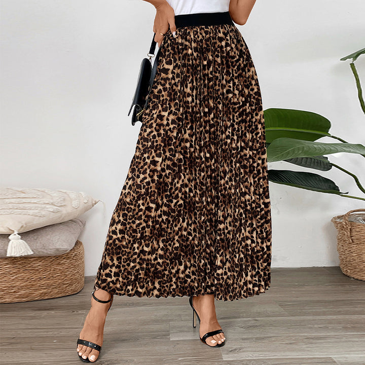 Lune London leopard print maxi skirt for women