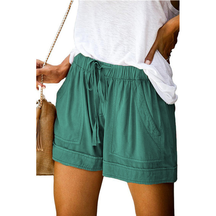 Women's Comfortable Summer Shorts with Elastic Waistband and Practical Pockets Lune London