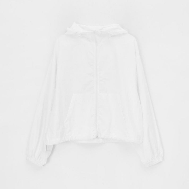 Veste coupe-vent légère pour femmes avec cordon de serrage ajustable Chic & Stil