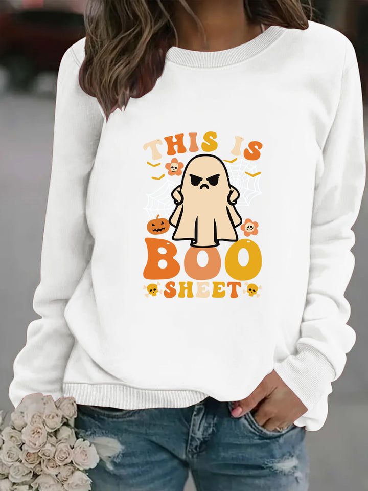 Sweatshirt pour femmes avec impression esprit automnal et coupe décontractée Chic & Stil