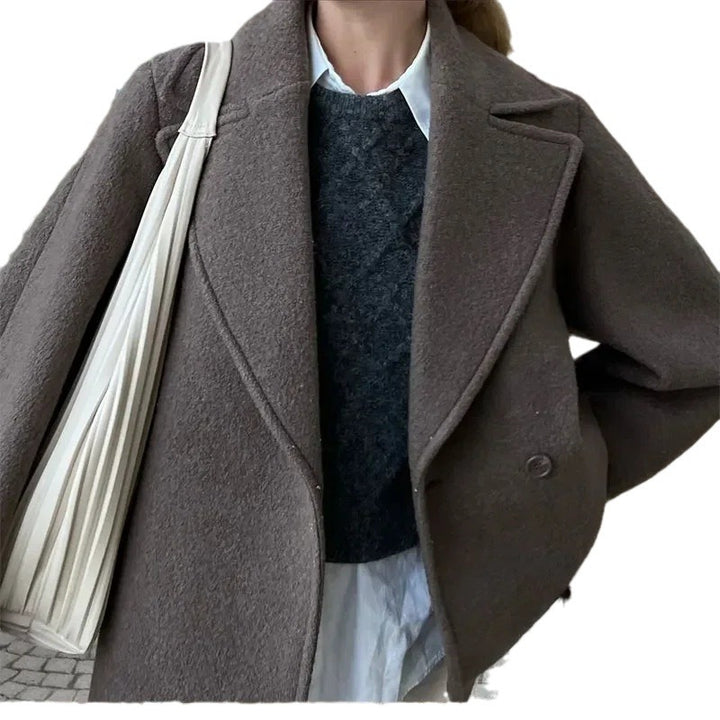 Oversized wool coat for women Lune London