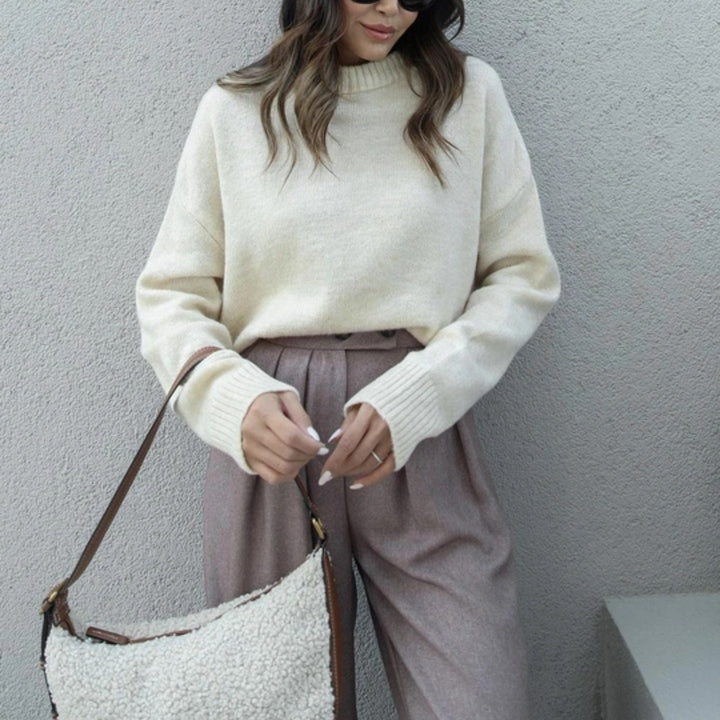 Trendy oversized turtleneck sweater for ladies Lune London
