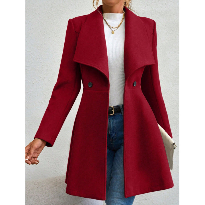 Elegant transition jacket for women with wide collar Lune London