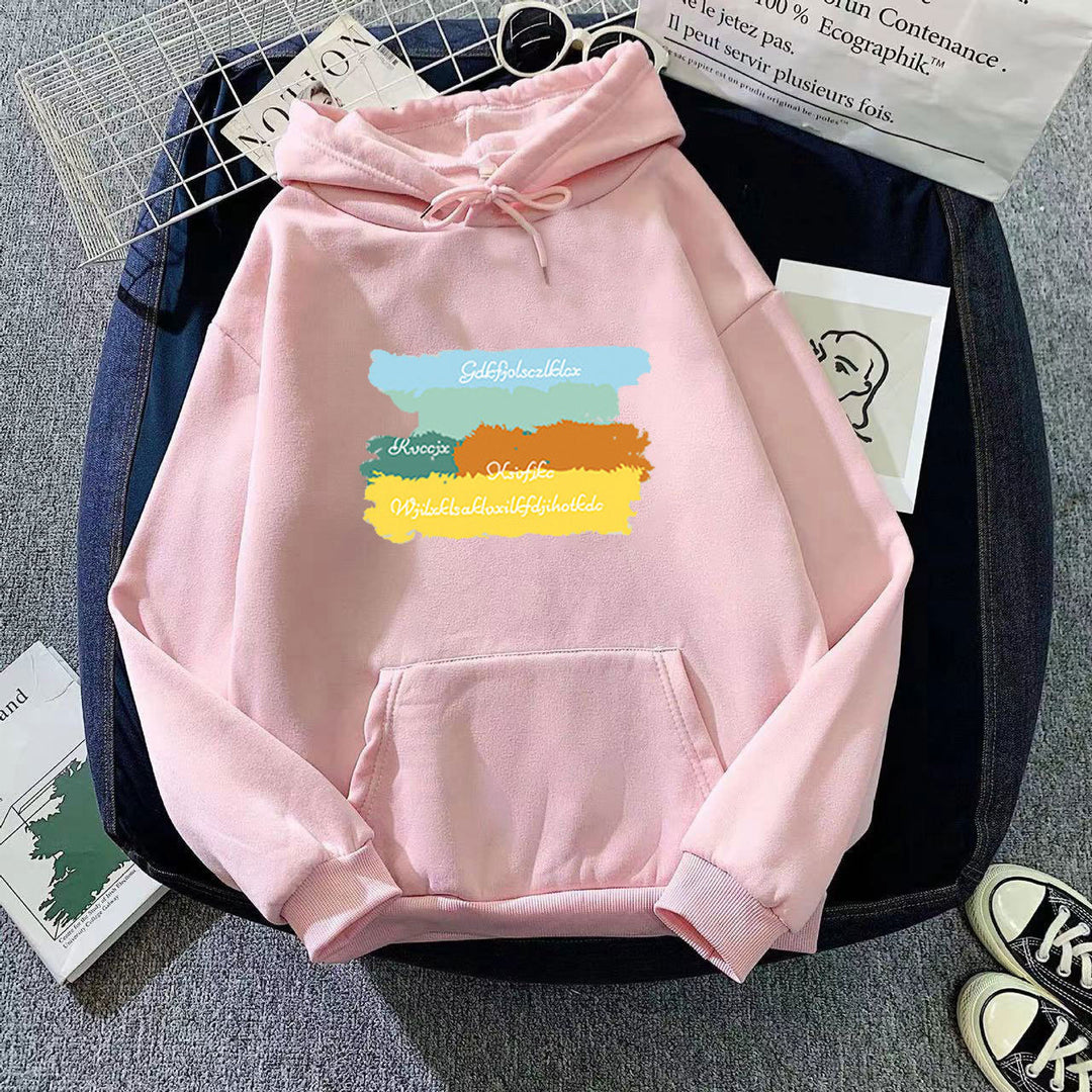 Women's casual hoodie with creative graphic design Chic & Stil