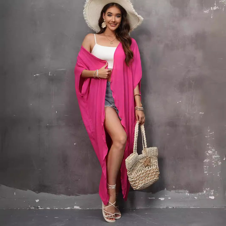 Ladies Fluid Kimono Cover Lune London