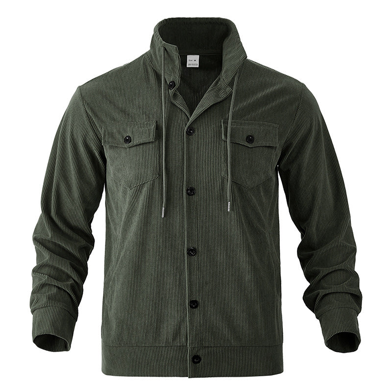 Velvet jacket for men with practical chest pockets Lune London