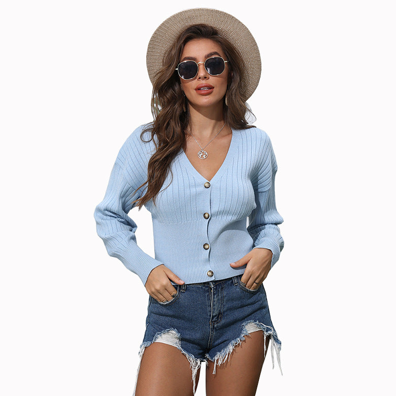 Women cardigan with V neck and buttons Lune London