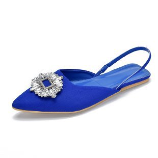 Women Slingback Shoes with Sparkling Jewelry Detail Chic und Stil