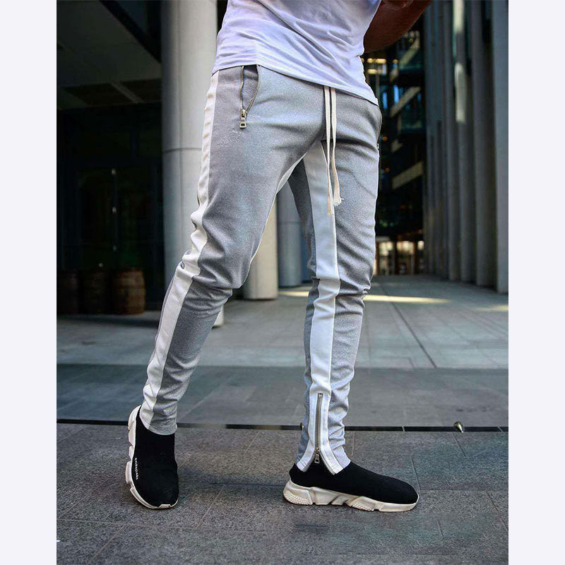Slim-fit sporty joggers for men with side pockets Lune London