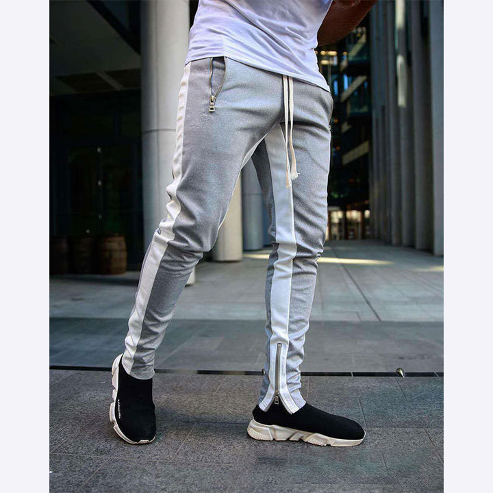 Slim-fit sporty joggers for men with side pockets Lune London