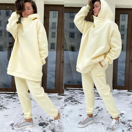 Oversized hoodie and jogger set for women Lune London