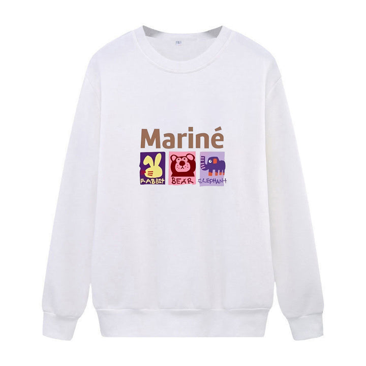 Women's cozy sweatshirt with animal motifs Chic & Stil