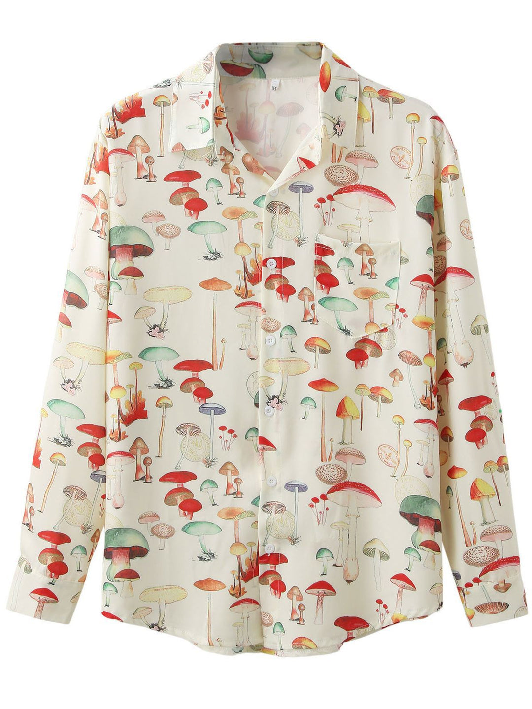 Long sleeve shirt for women with a creative mushroom pattern and high-quality materials Lune London