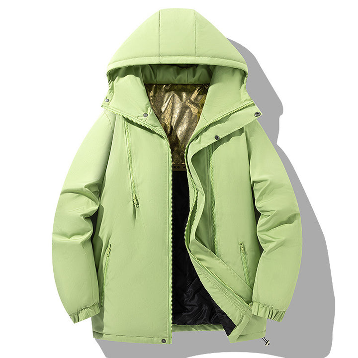 Ladies warm and insulated winter jacket with hood Lune London