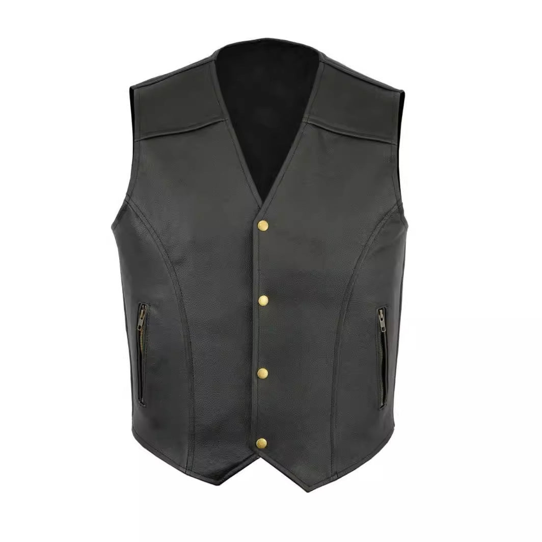 Lune London ladies motorcycle leather vest