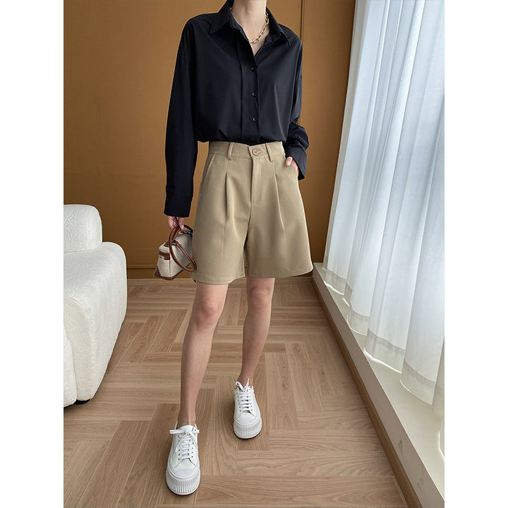 Ladies Elegant Long Sleeve Blouse with Loose Fit Chic & Stil