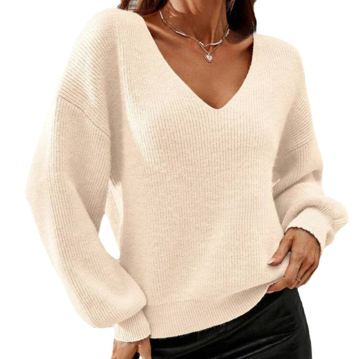 Women V Neck Sweater Lune London