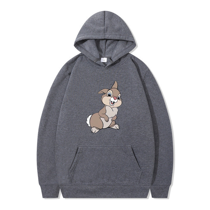 Women's hooded sweatshirt with cute rabbit design and comfortable kangaroo pockets Lune London