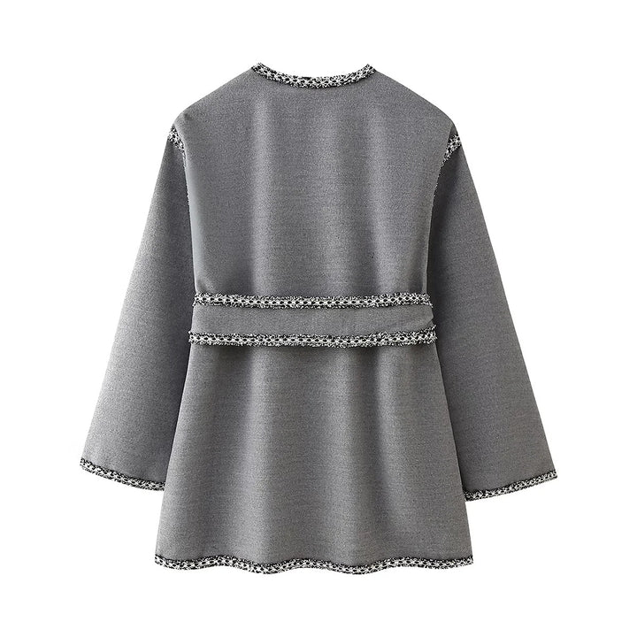 Casual cardigan for women with practical pockets and chic elegant laces Lune London