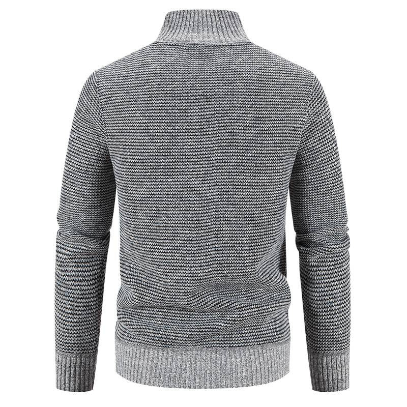 Casual quilted jacket for men with knit sleeves Lune London