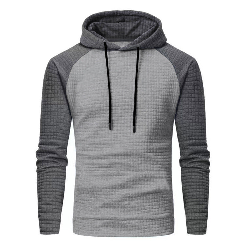Men's hoodie with textured design Lune London