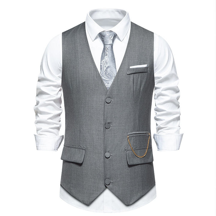 Elegant suit vest for men with practical pockets and trendy design Lune London