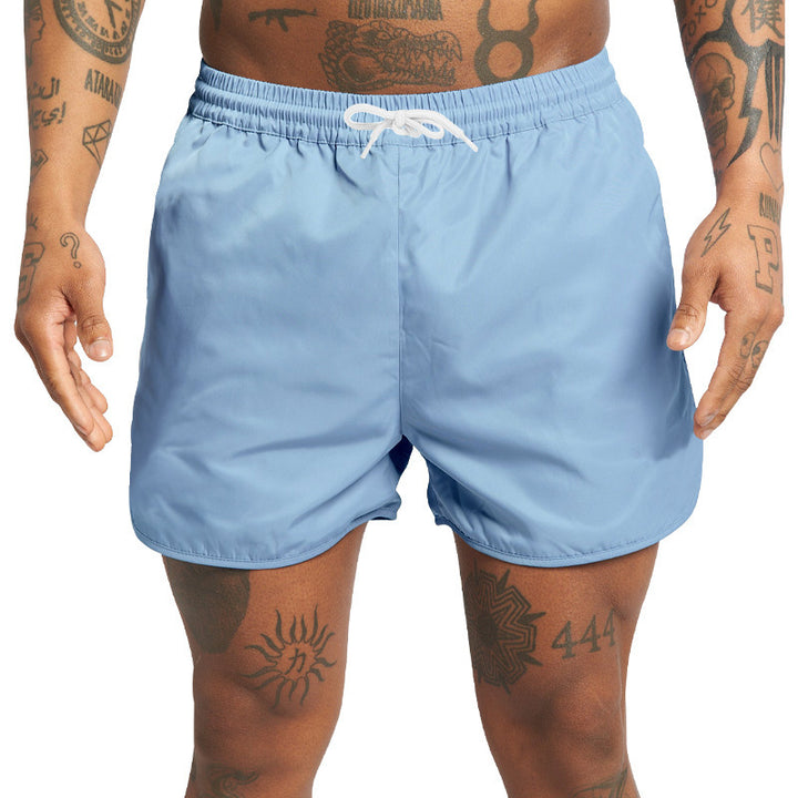Shorts de bain pour hommes avec taille élastique et poches latérales pratiques Lune London
