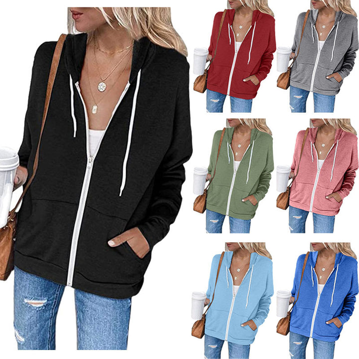 Women's hooded sweatshirt with practical pockets Lune Londonl