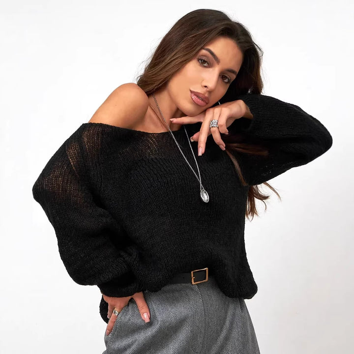 Pull décontracté pour femmes avec une texture décontractée et un matériau doux Chic & Stil