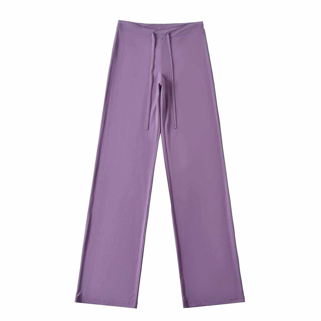 Lune London casual wide jersey pants for women