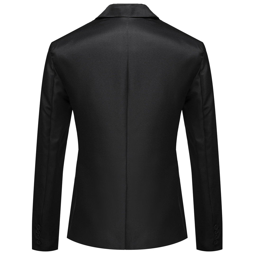 Elegant and modern suit jacket for men with satin finish Lune London