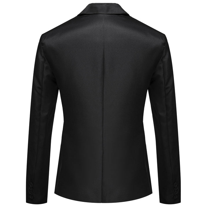 Elegant and modern suit jacket for men with satin finish Lune London