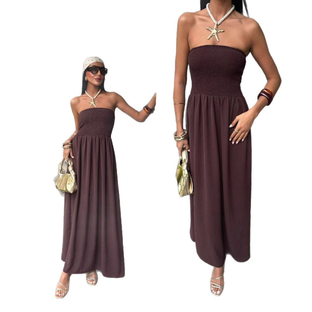Lune London off-shoulder maxi dress for ladies