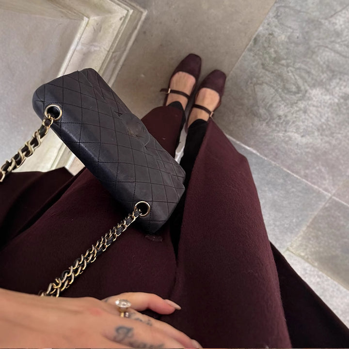 Ladies elegant over-jacket with asymmetric cut Lune London