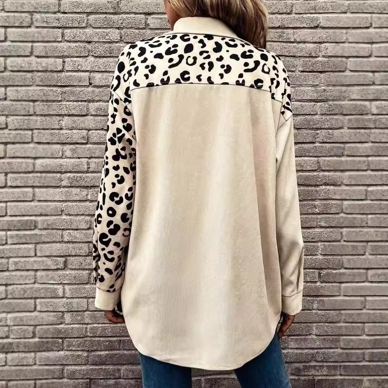 Lune London leopard overshirt for women