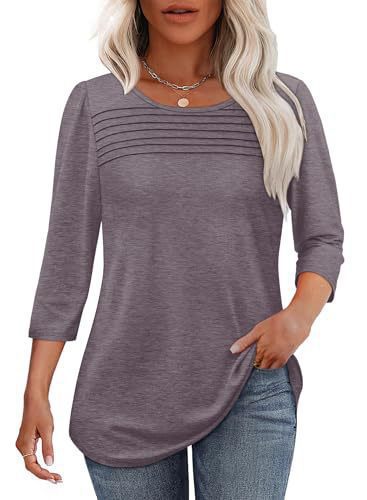 Women’s long sleeve shirt with pleat details Chic & Stil