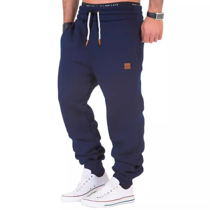 Comfortable jogger pants for men with drawstring Lune London