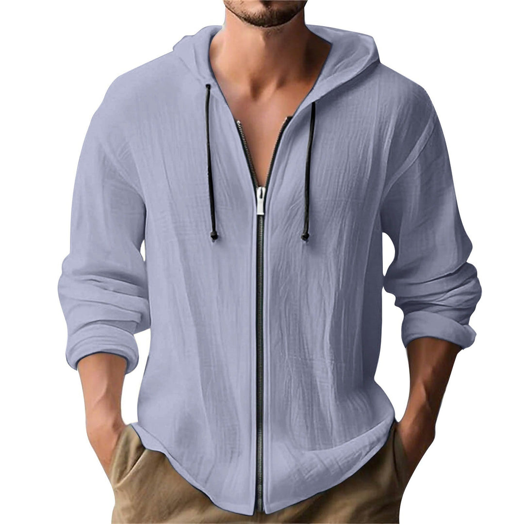 Men's Casual Hoodie Jacket with Zipper Lune London